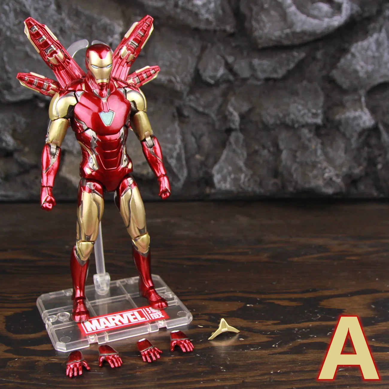 Figurka ZD Toys Iron Man MK85 2.0 LED – pozycja statyczna, wariant A2