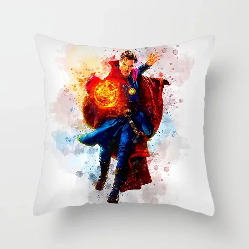 Poszewka na poduszkę Doctor Strange — akwarelowy mistyczny krąg