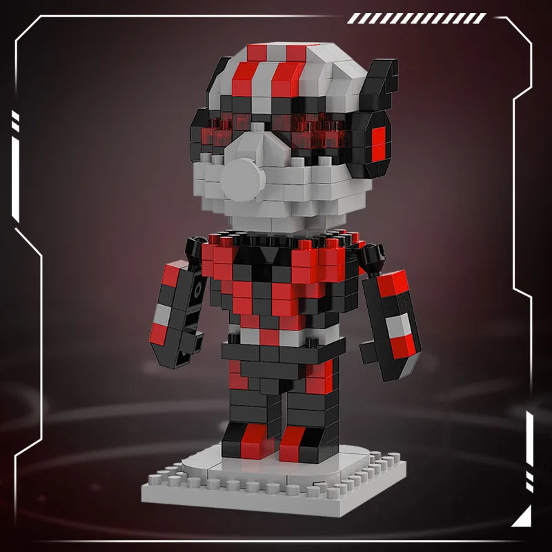 Klocki konstrukcyjne Avengers Ant-Man — czerwono-czarny hełm