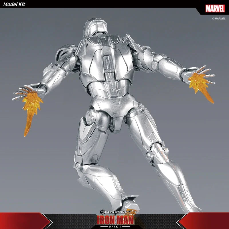 Figurka Fondjoy Iron Man MK2 — srebrna zbroja z pudełkiem