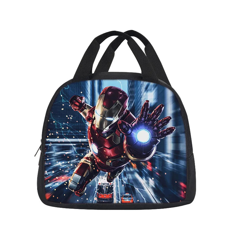 Torba obiadowa Avengers Iron Man – Lot w mieście z błyskawicami