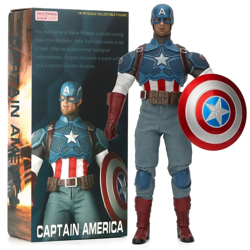 Figurka Avengers Kapitan Ameryka – klasyczna tarcza 1/6
