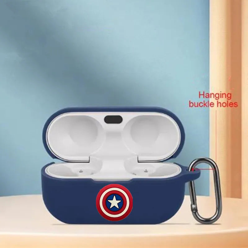 Etui na słuchawki Avengers Deadpool – Czarne logo