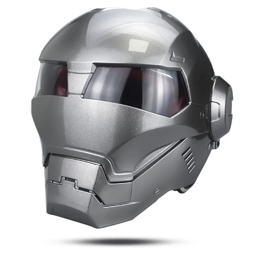 Kask Iron Man Avengers – szary cosplay
