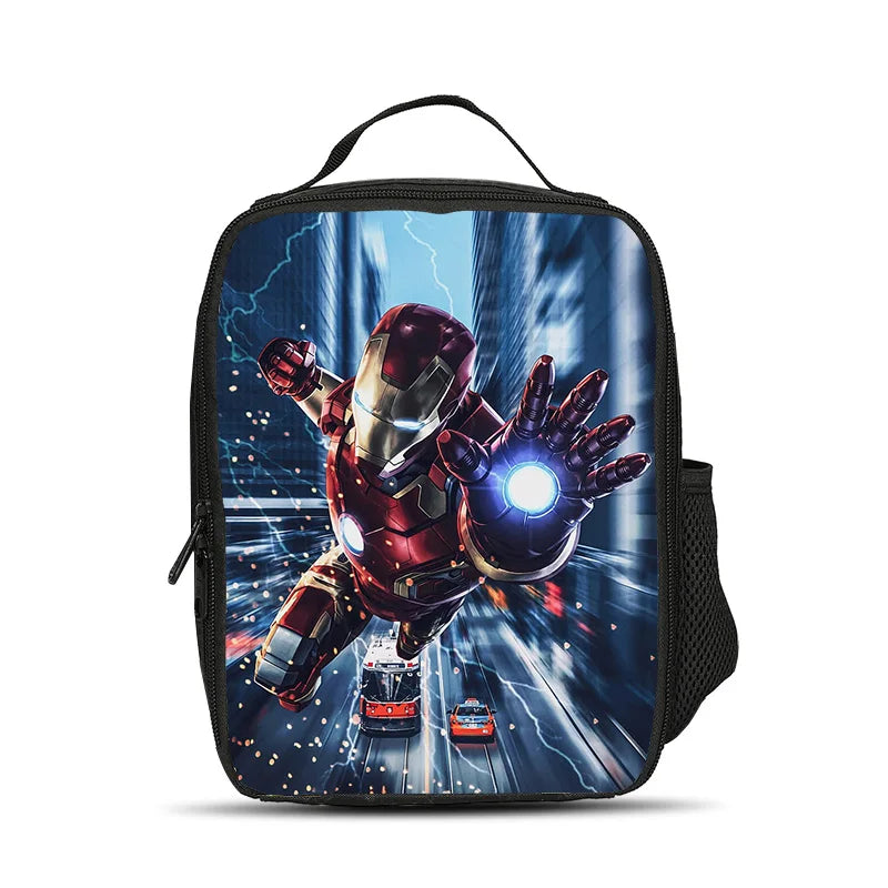Izolowana torba obiadowa Avengers Iron Man – Lot w mieście z błyskawicami