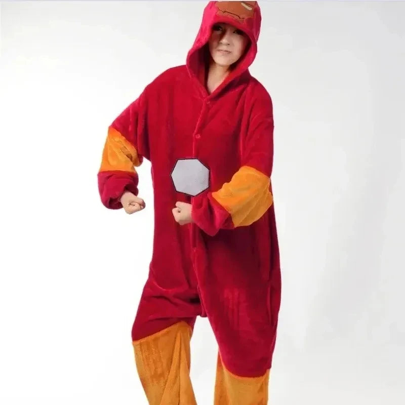 Piżama Iron Man – kombinezon kigurumi z kapturem