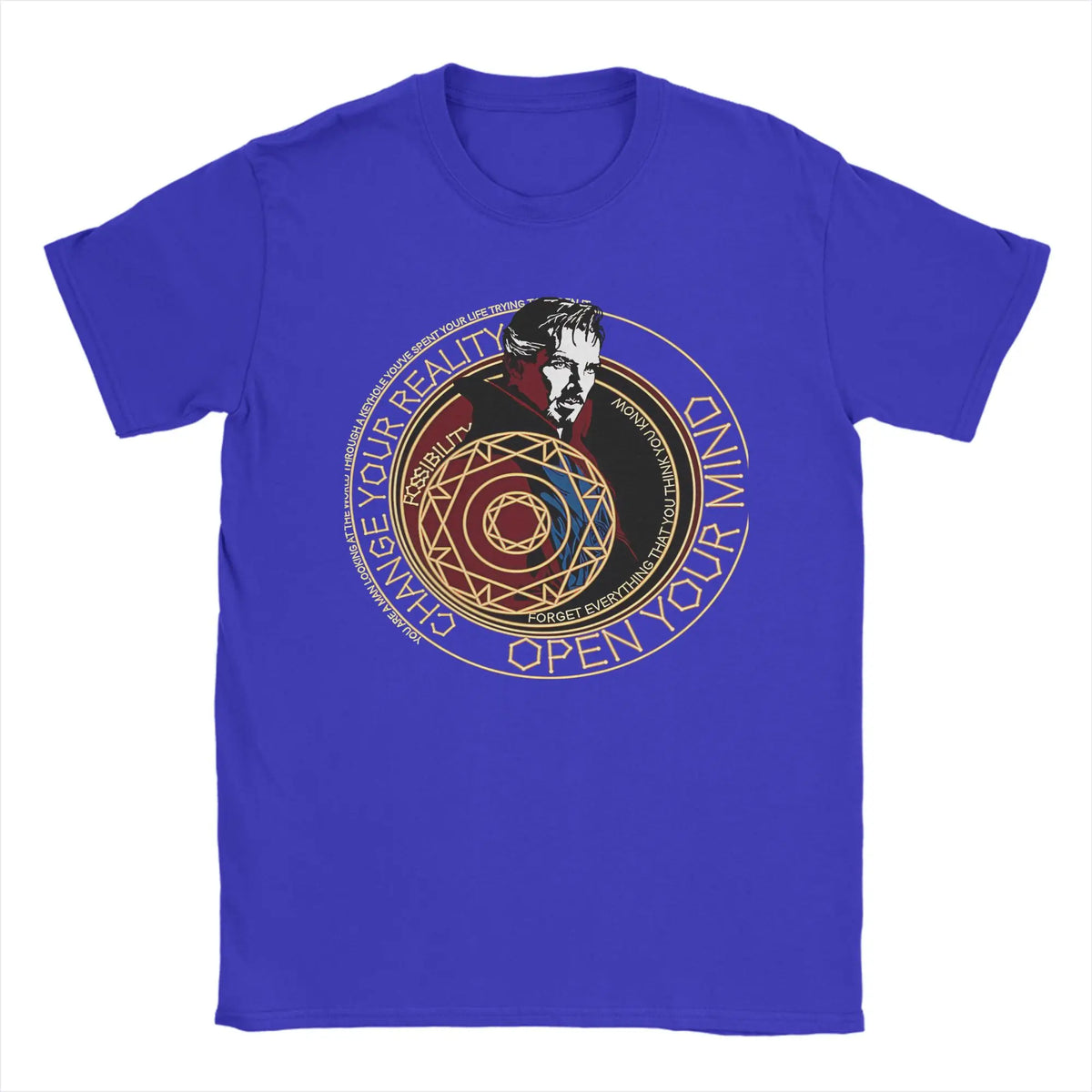 T-shirt Doctor Strange – mistyczny krąg „Change Your Reality”, męski