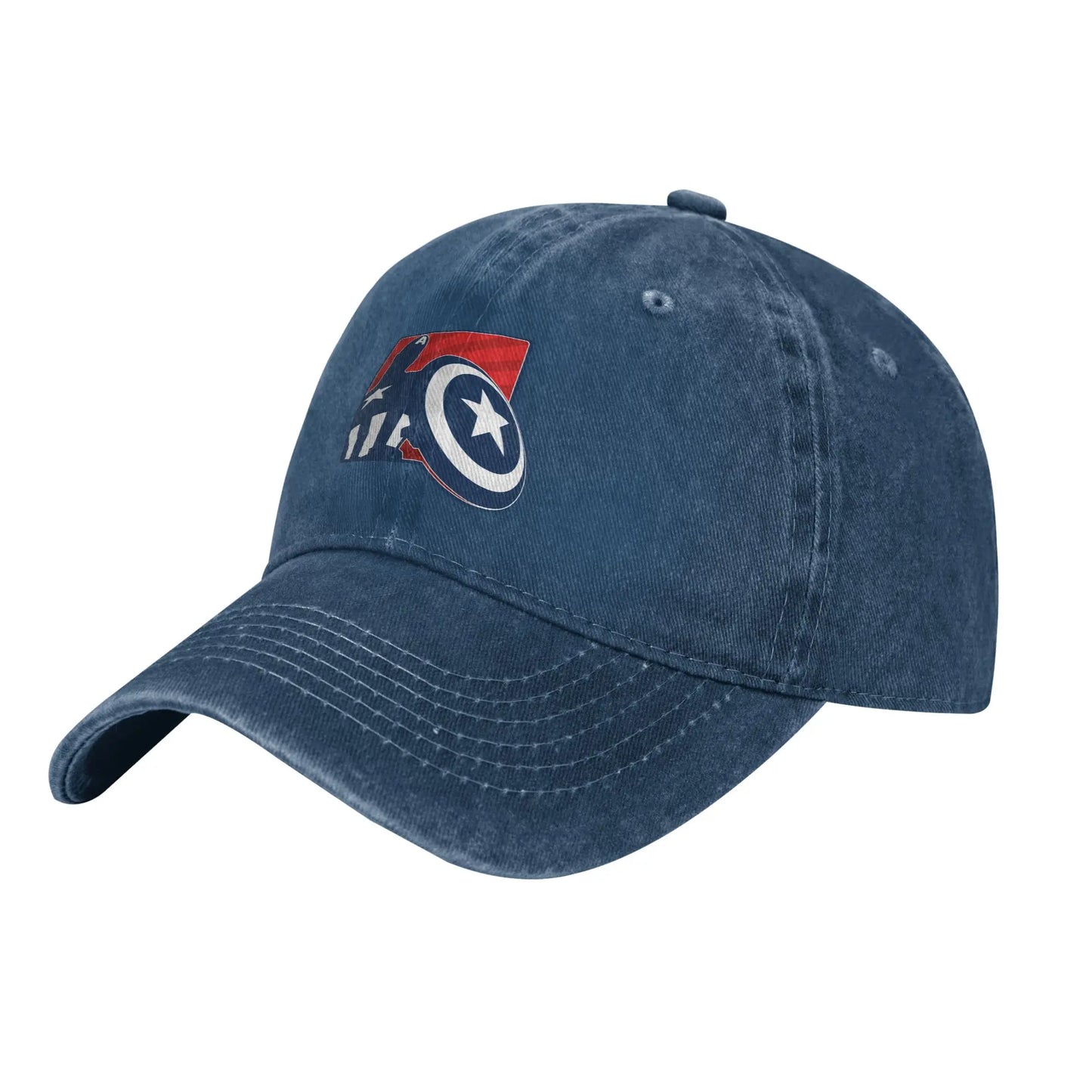 Czapka Avengers Kapitan Ameryka – logo skrzydlatego hełmu