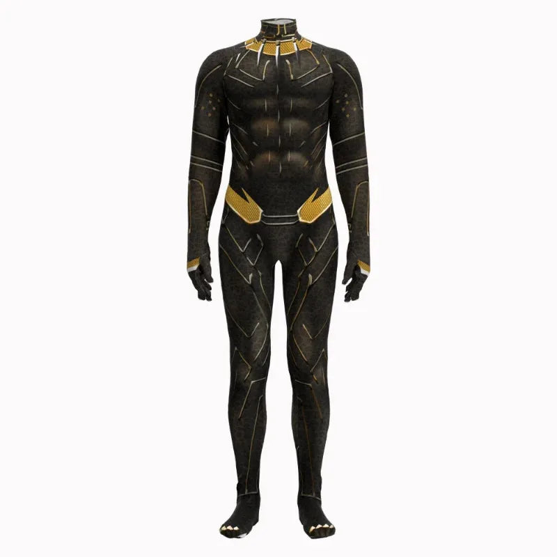 Kostium Black Panther – czarno-złoty kombinezon (mężczyzna)
