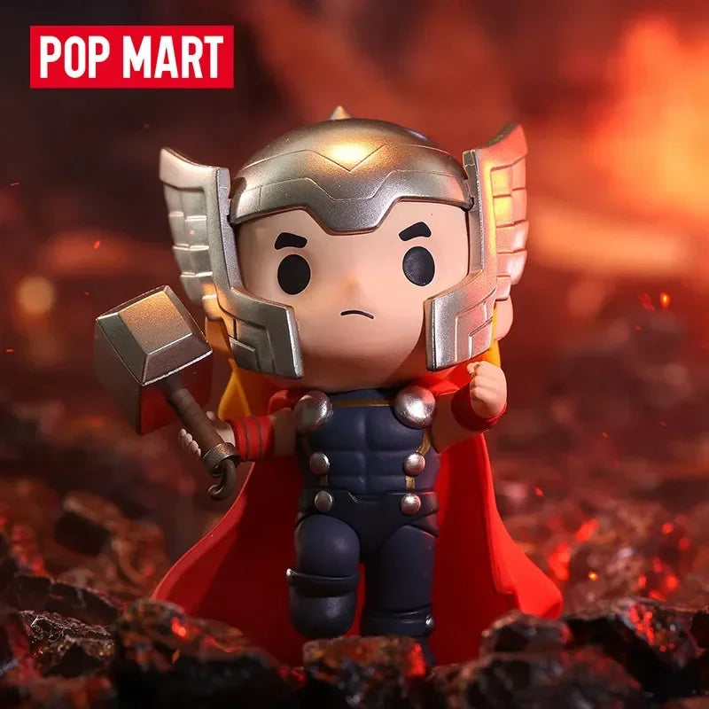 Kartonowy stojak POP MART Avengers – pudełko ekspozycyjne na 12 sztuk