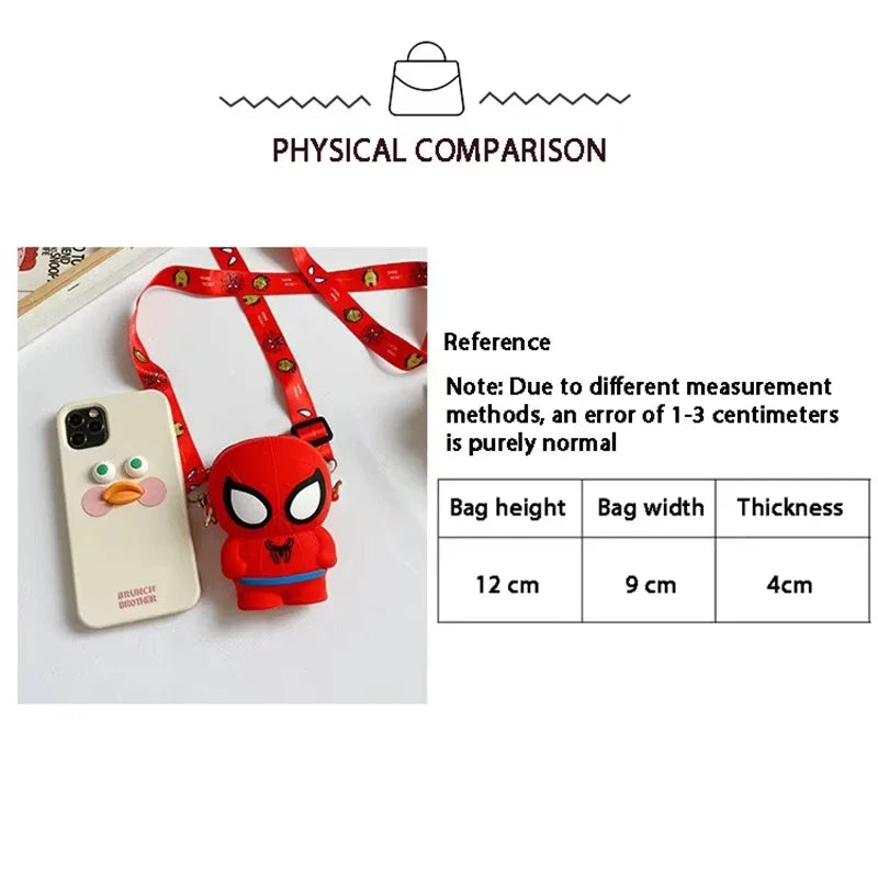 Torba na ramię z figurką Avengers Czarna Pantera – czarna