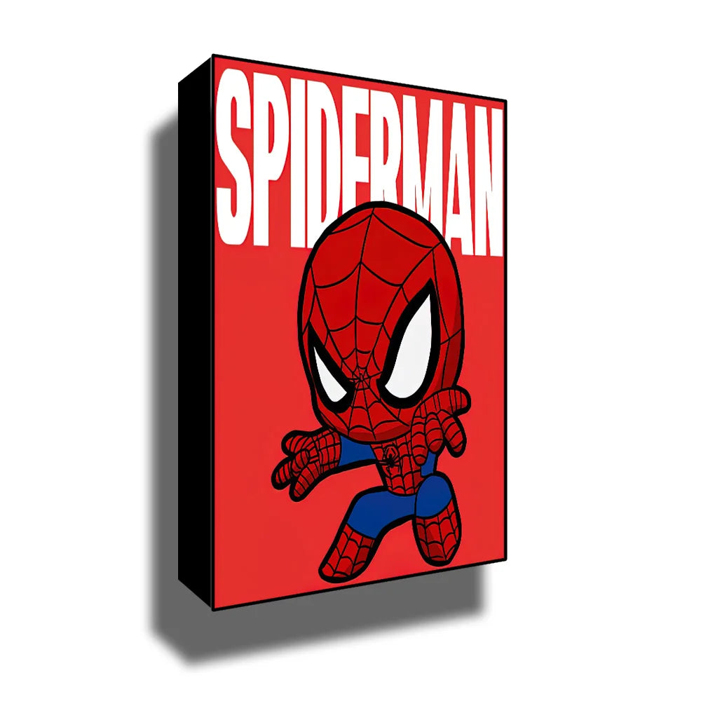 Plakat Avengers Thor – styl chibi, szare tło