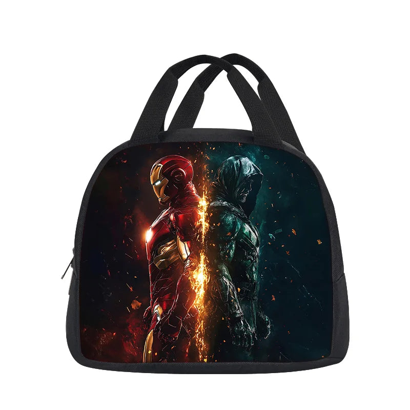 Torba obiadowa Avengers Iron Man – Ciemna sylwetka twarzą w twarz