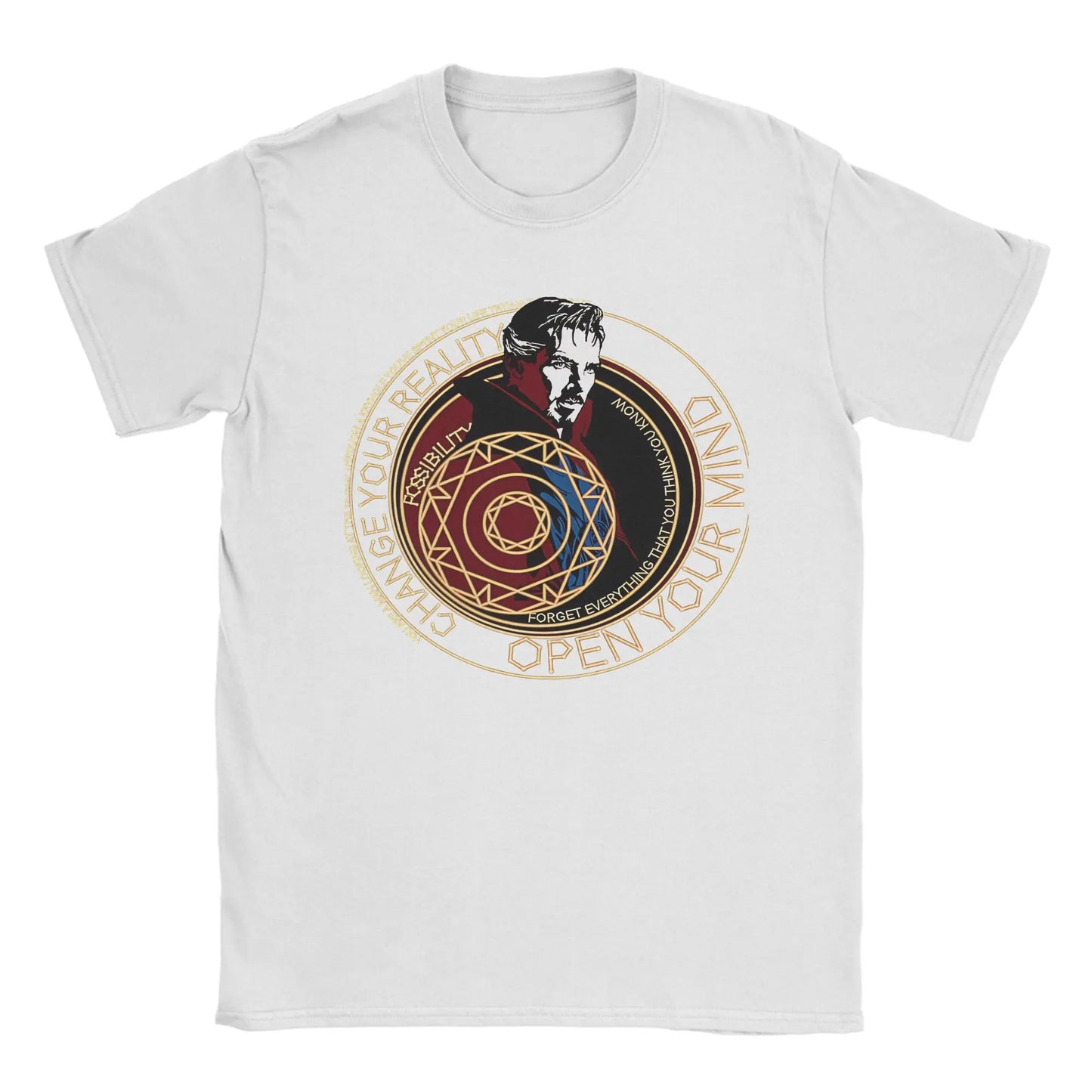 T-shirt Doctor Strange – mistyczny krąg „Change Your Reality”, męski