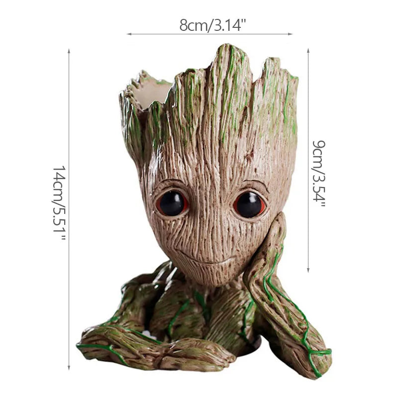 Doniczka Baby Groot – wielopozycyjny przybornik na ołówki i organizer
