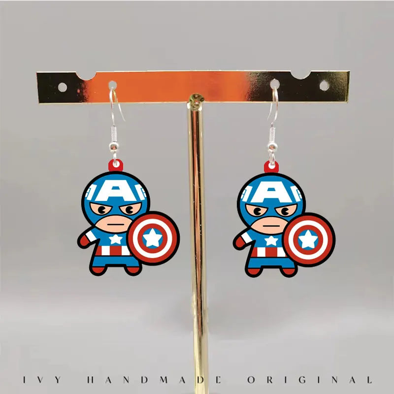 Kolczyki Avengers Captain America