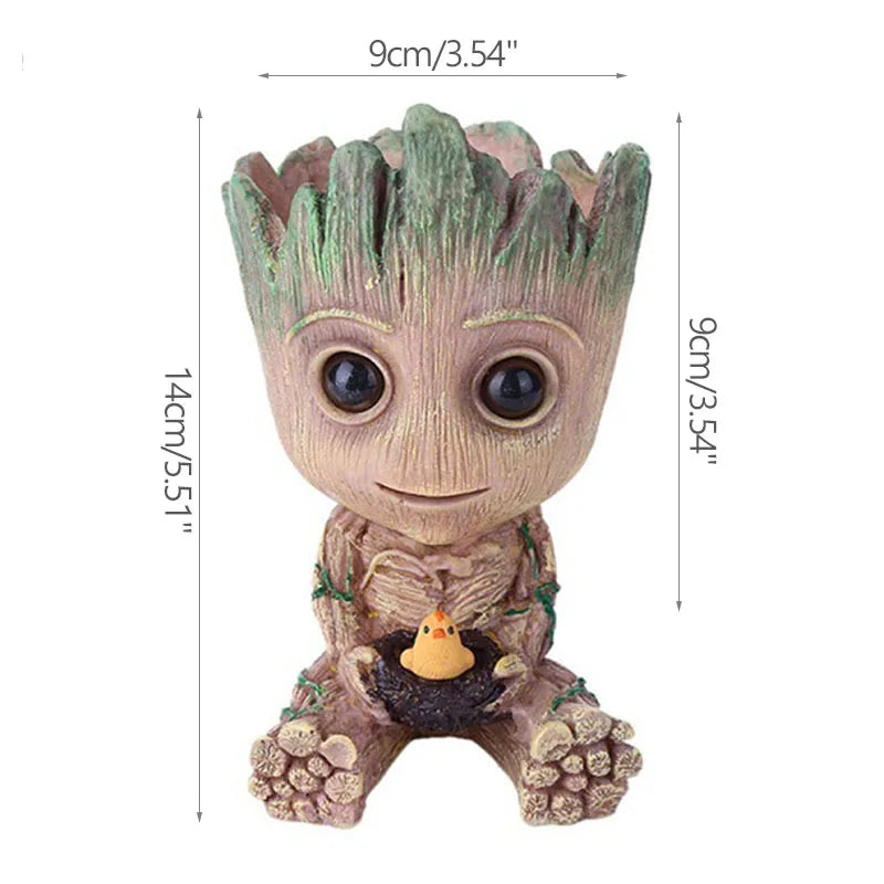 Doniczka Baby Groot – wielopozycyjny przybornik na ołówki i organizer