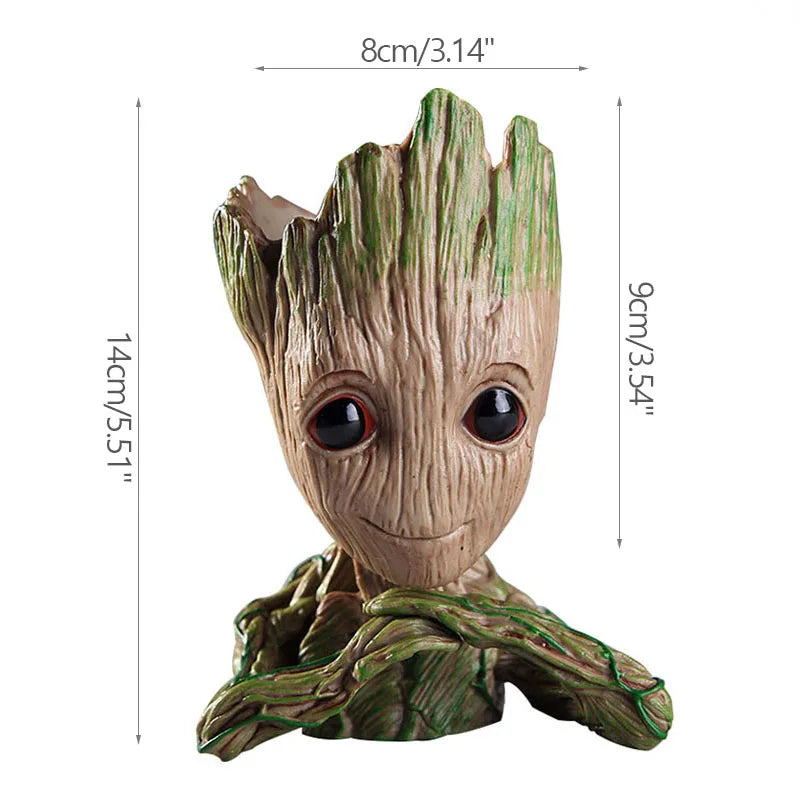 Doniczka Baby Groot – wielopozycyjny przybornik na ołówki i organizer