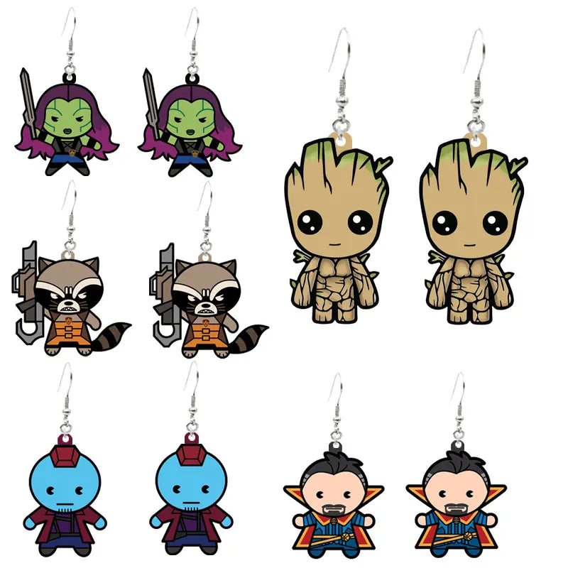 Kolczyki Strażnicy Galaktyki Baby Groot – siedzący