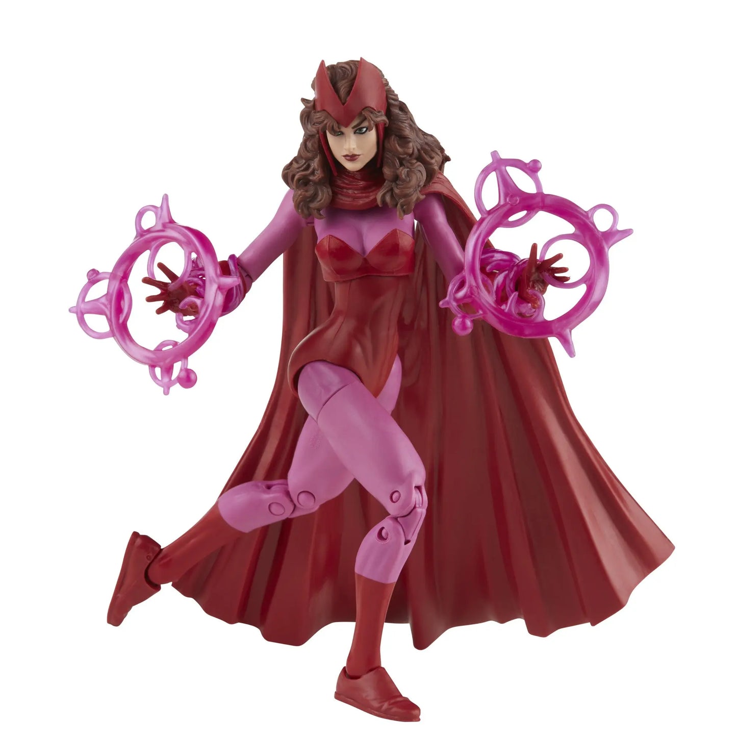 Figurka Marvel Legends Vintage – Scarlet Witch, różowe efekty magii