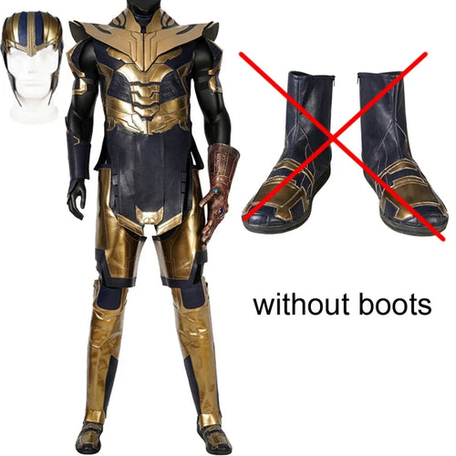 Kostium Thanos – granatowo-złota zbroja Endgame bez butów