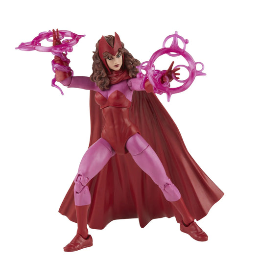 Figurka Marvel Legends Vintage – Scarlet Witch, różowe efekty magii