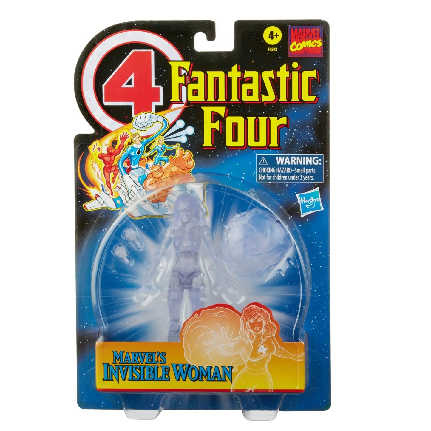 Figurka Marvel Legends Fantastic Four Retro Wave – The Thing, Ludzka Pochodnia, Niewidzialna Kobieta, M. Fantastyczny, Psycho-Man, 6 cali