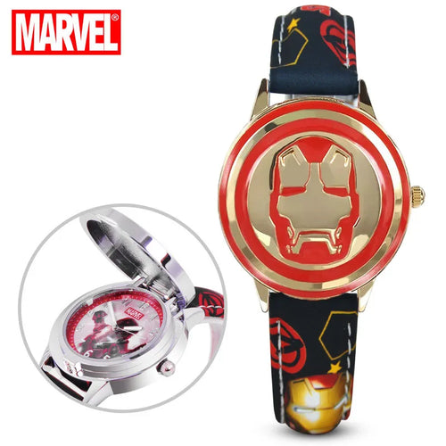 Dziecięcy zegarek Avengers Iron Man Flip – czarny pasek