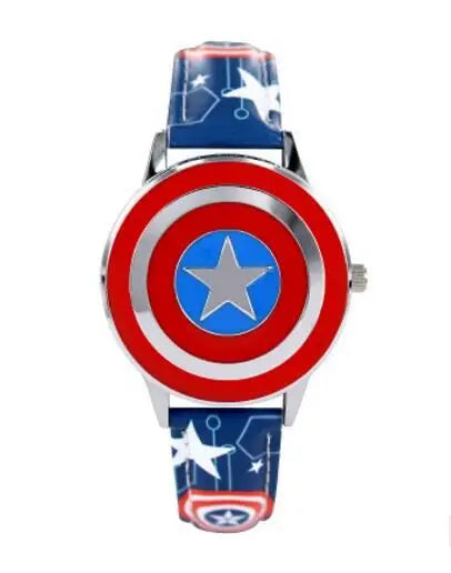 Dziecięcy zegarek Avengers Captain America – granatowy pasek w gwiazdki