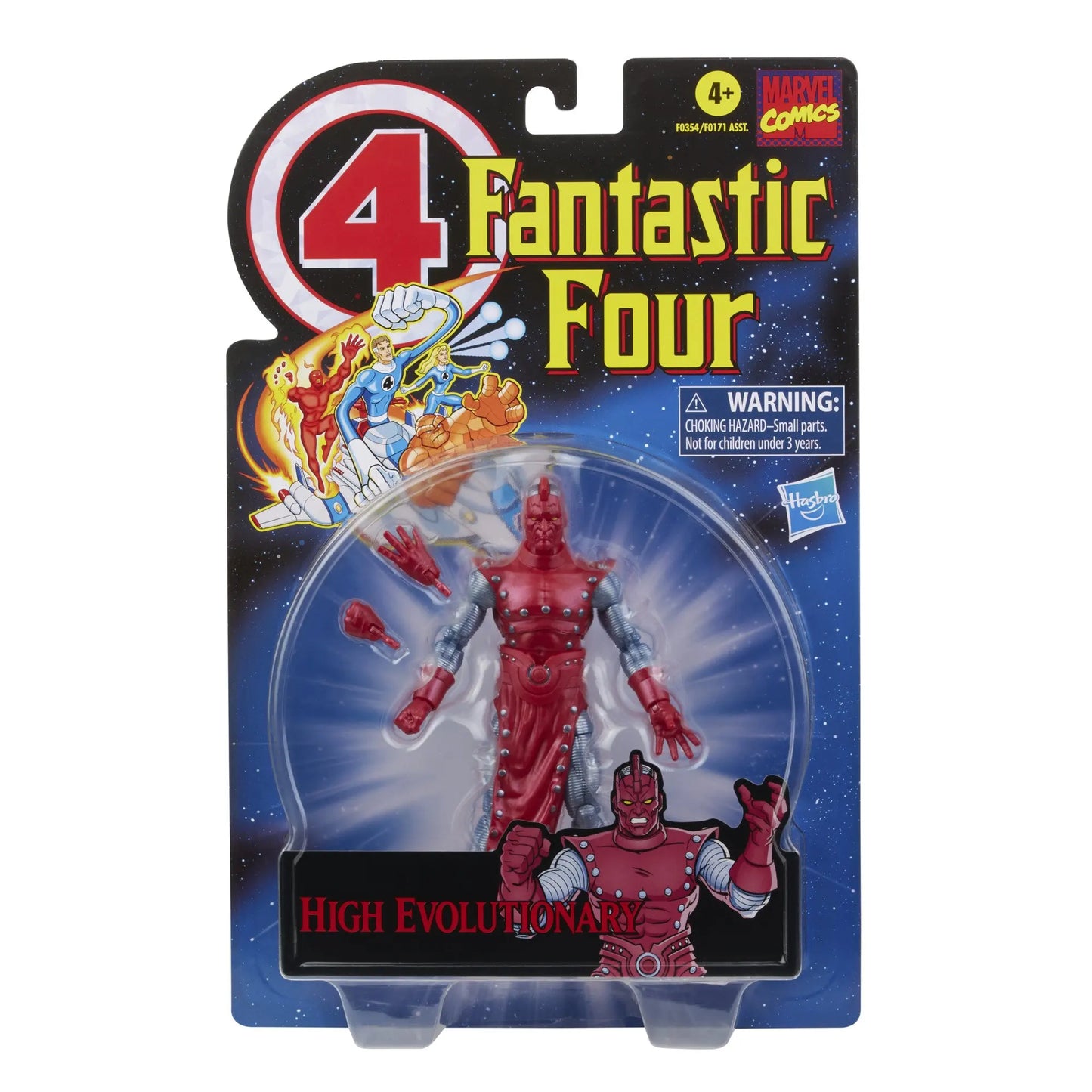 Figurka Marvel Legends Fantastic Four Retro Wave – The Thing, Ludzka Pochodnia, Niewidzialna Kobieta, M. Fantastyczny, Psycho-Man, 6 cali