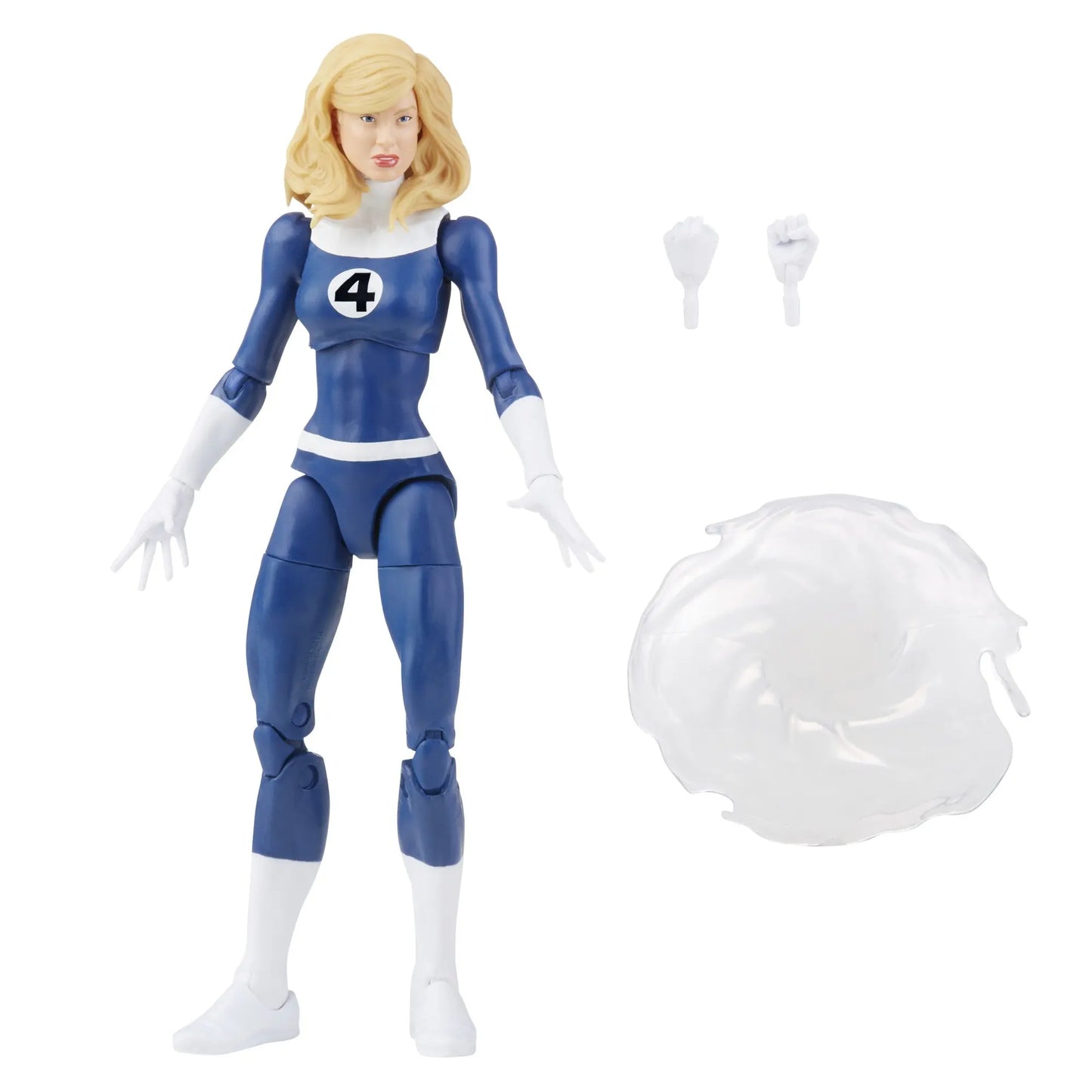 Figurka Marvel Legends Fantastic Four Retro Wave – The Thing, Ludzka Pochodnia, Niewidzialna Kobieta, M. Fantastyczny, Psycho-Man, 6 cali