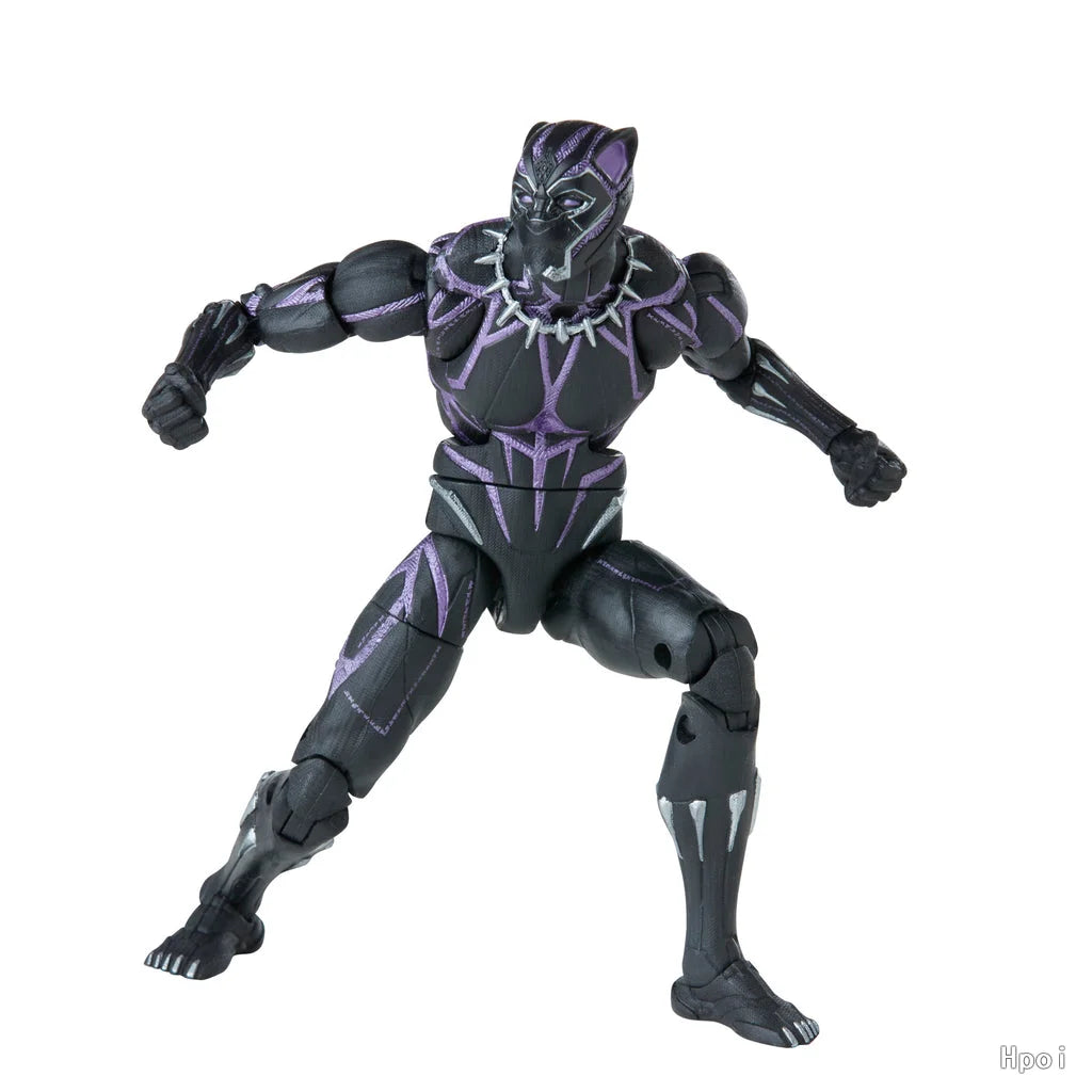 Ruchoma figurka Hasbro Marvel Legends Black Panther - czarno-fioletowy kostium