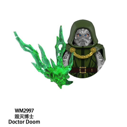 Figurka Doctor Doom – zielone płomienie