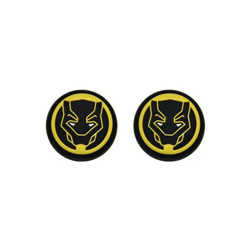 Nakładki na uchwyty kontrolera Black Panther – Czarno-żółty duet