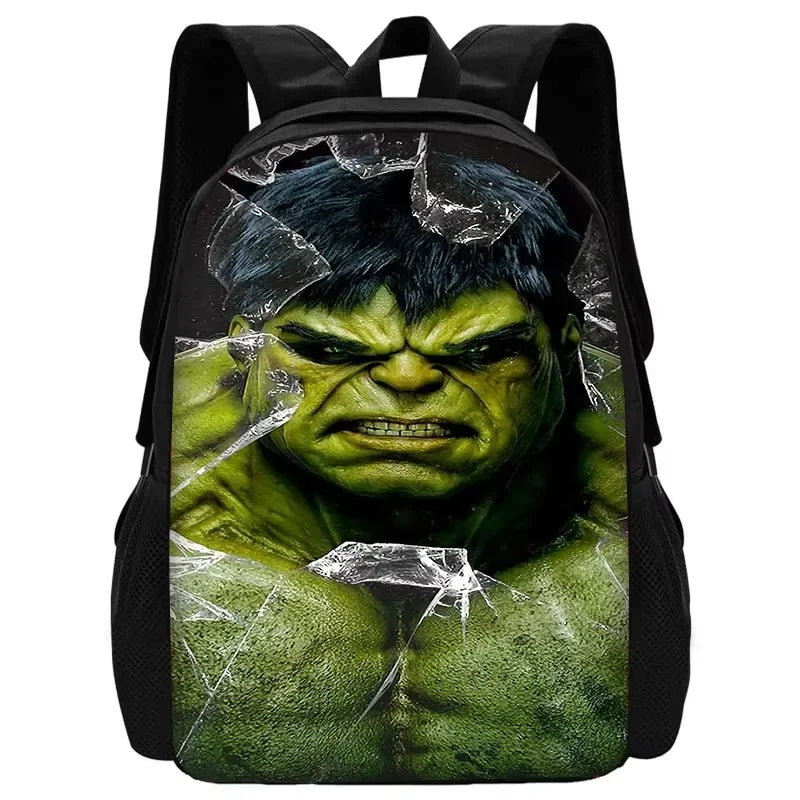 Plecak dziecięcy Hulk – efekt rozbitego szkła na twarzy