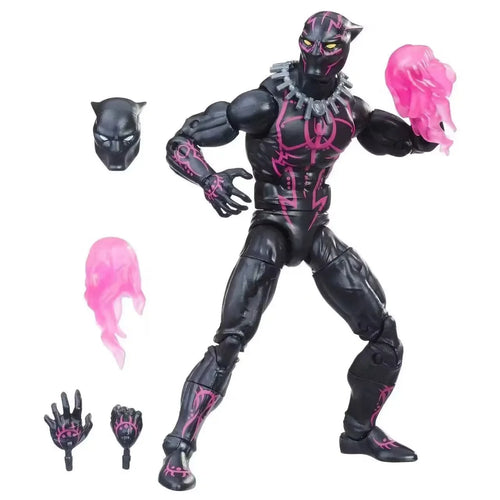 Figurka Marvel Legends Black Panther - kostium z vibranium, różowe efekty, 15cm