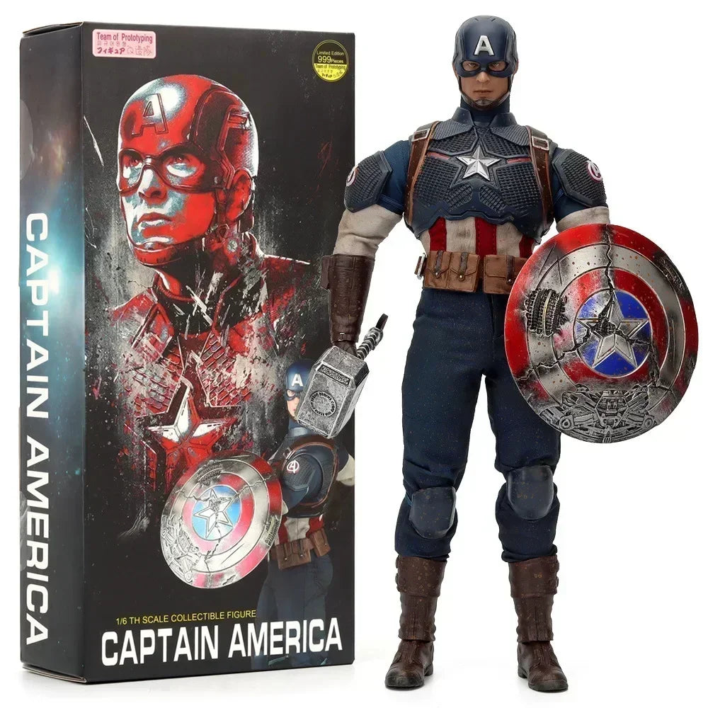Figurka Avengers Kapitan Ameryka – edycja deluxe 1/6