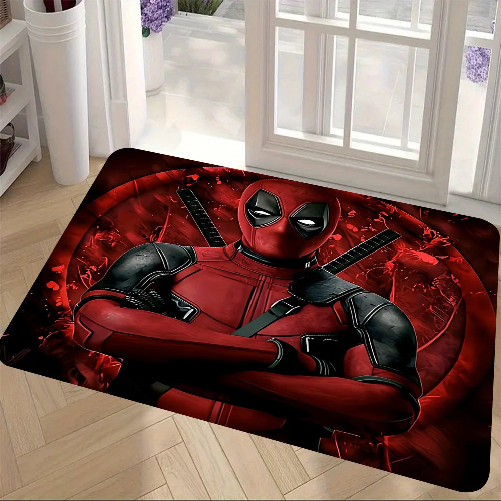 Mata Marvel Deadpool – wzór ze skrzyżowanymi ramionami w krwistej czerwieni