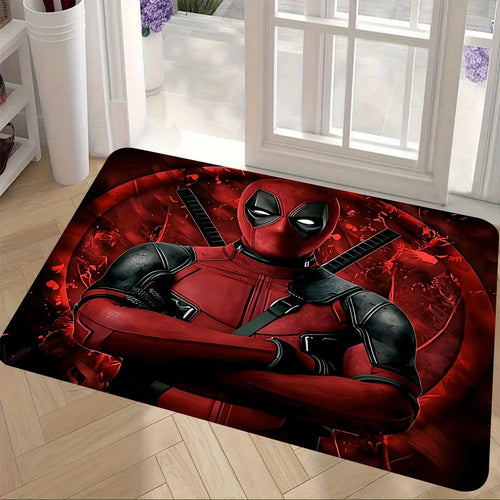 Mata Marvel Deadpool – wzór ze skrzyżowanymi ramionami w krwistej czerwieni