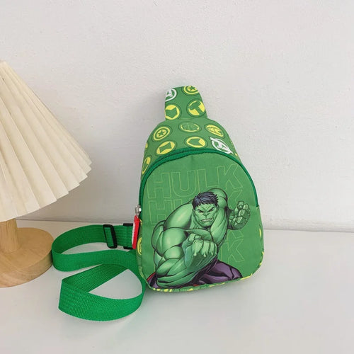 Plecak Avengers Hulk – zielona dziecięca saszetka na piersi