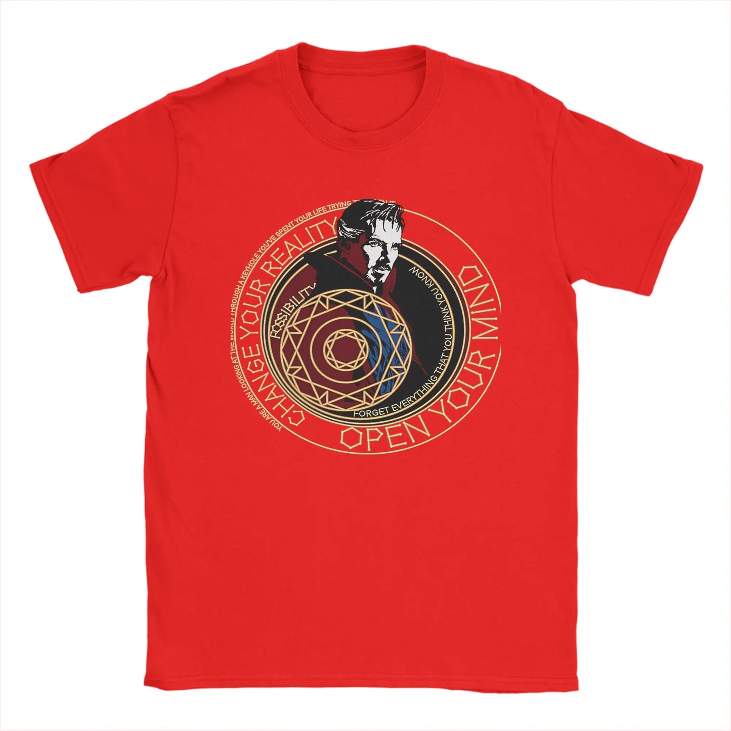 T-shirt Doctor Strange – mistyczny krąg „Change Your Reality”, męski