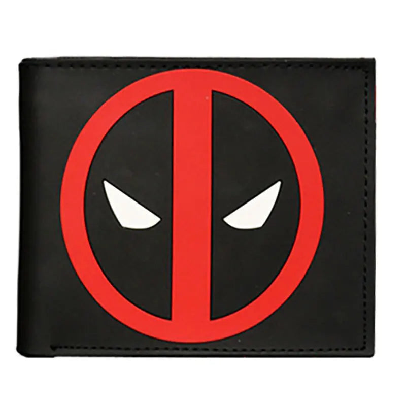 Portfel Avengers Deadpool – czerwone logo na czarnym tle