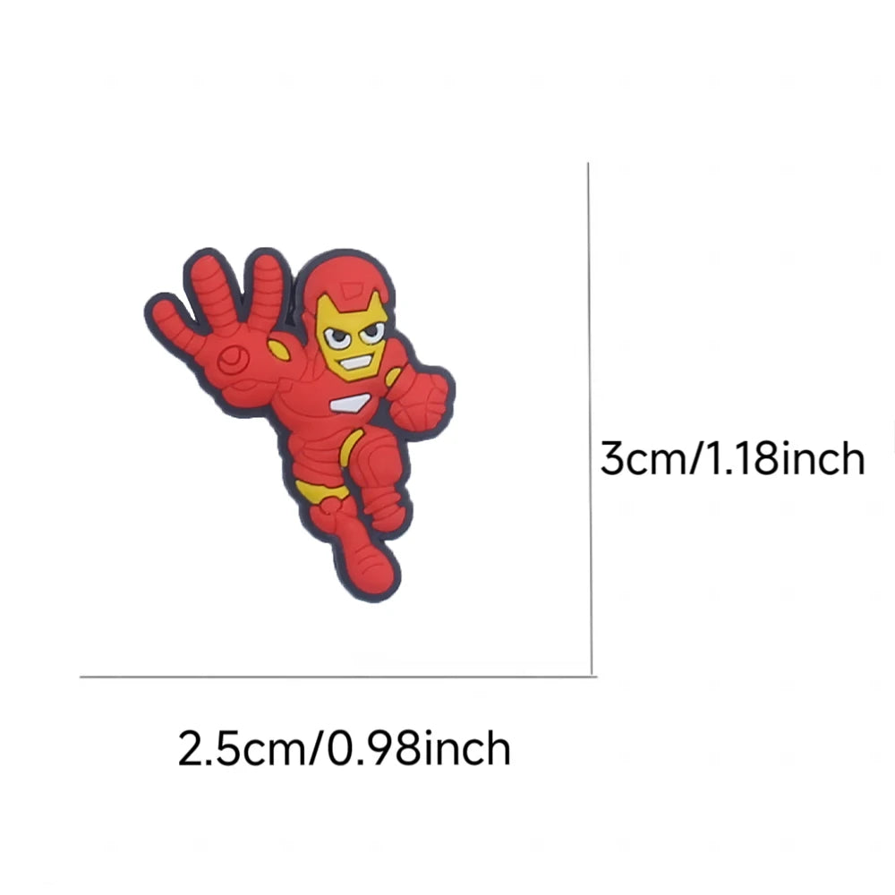 Charmsy Avengers Superbohaterowie – akcesoria do butów, 30 sztuk
