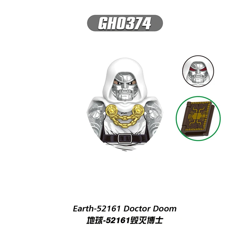 Figurka Doctor Doom – biała szata, Ziemia-52161, grimoire