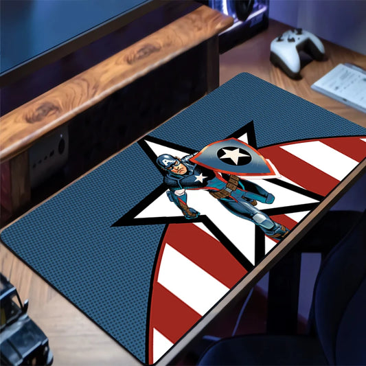 Podkładka pod mysz Avengers – Geometryczny wzór gwiazdy XXL