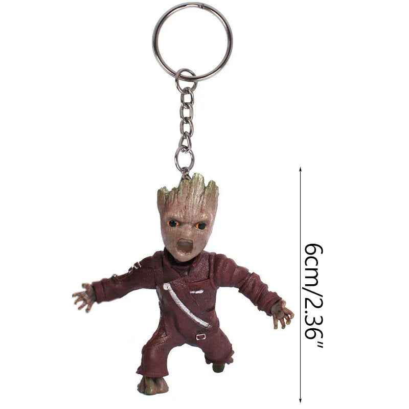 Brelok Baby Groot, figurka 3D - różne kostiumy, kolekcja