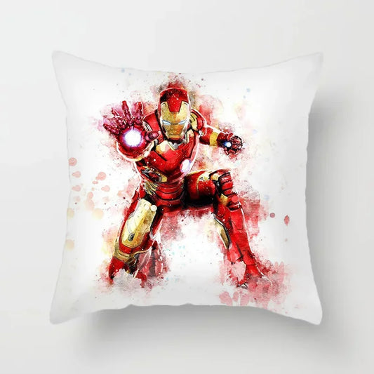 Poszewka na poduszkę Iron Man — akwarelowe podwójne repulsory