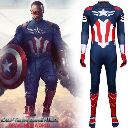Kombinezon cosplayowy Captain America Sam Wilson – Brave New World