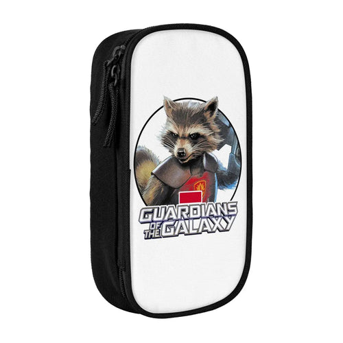 Piórnik Avengers Rocket Raccoon – logo Strażników Galaktyki, białe tło