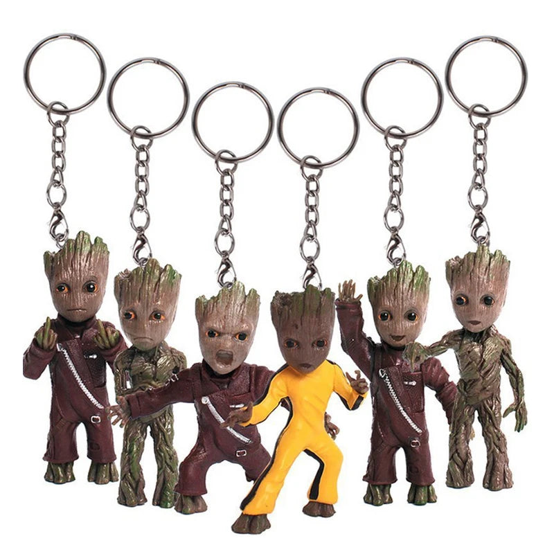 Brelok Baby Groot, figurka 3D - różne kostiumy, kolekcja